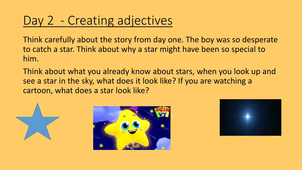 day 2 creating adjectives