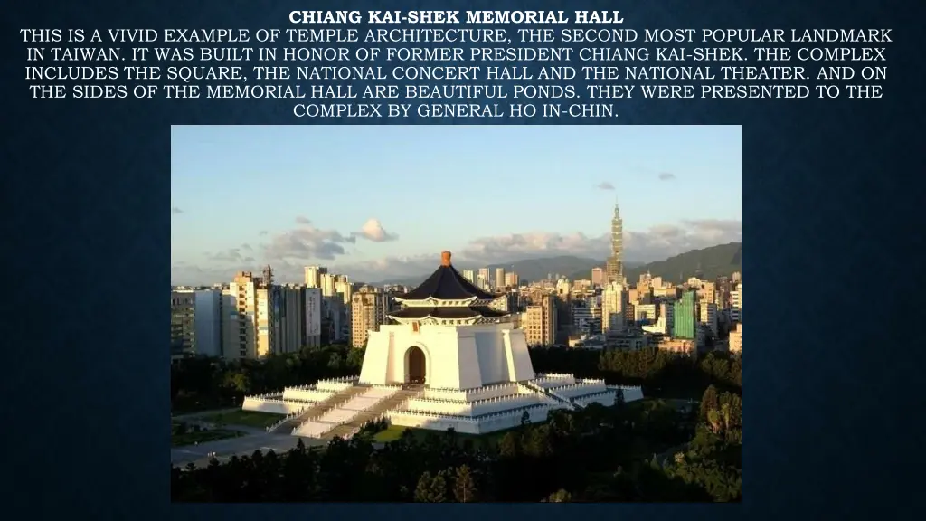 chiang kai shek memorial hall