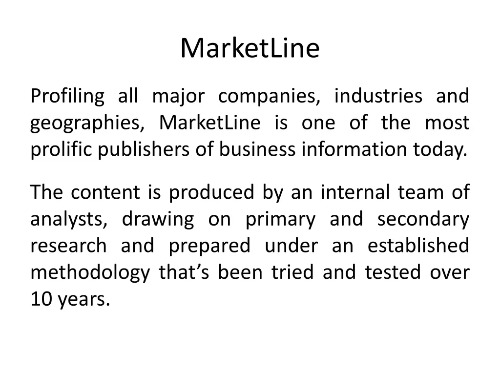 marketline