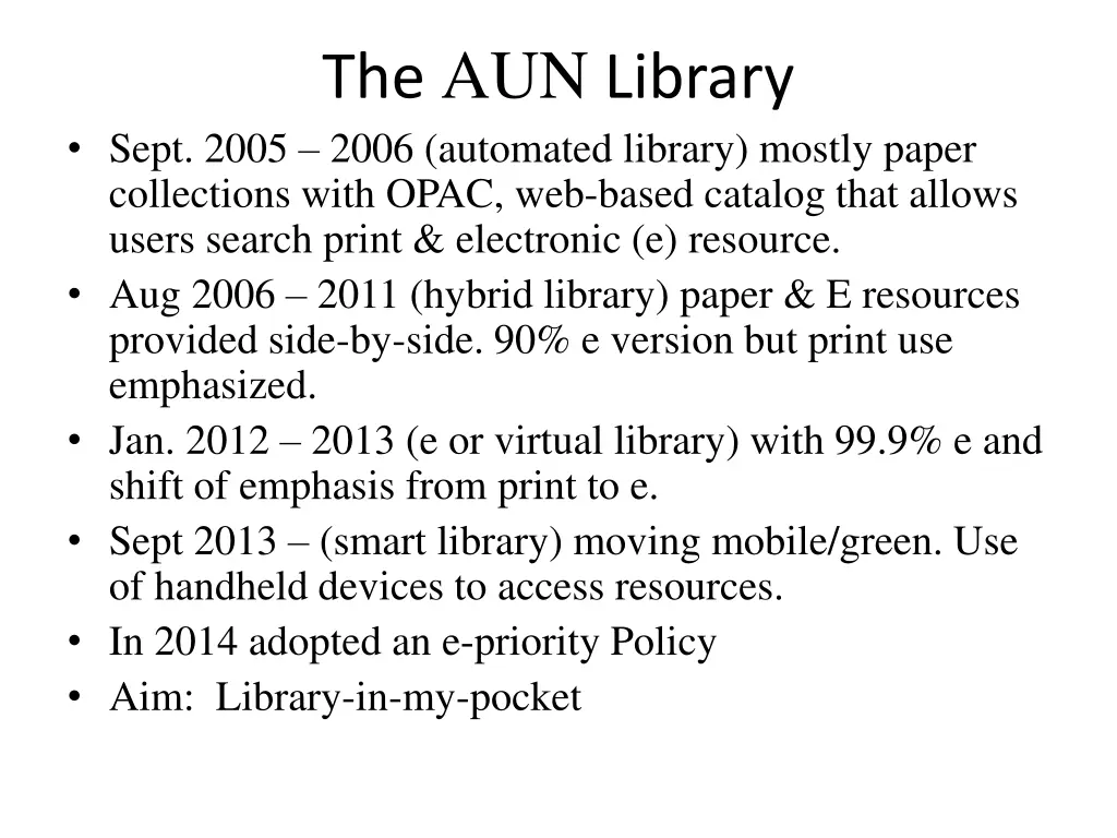 the aun library