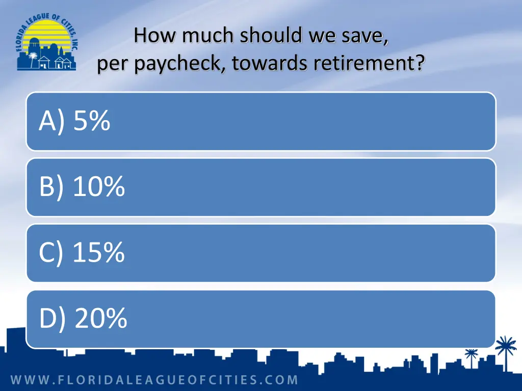 how much should we save per paycheck towards