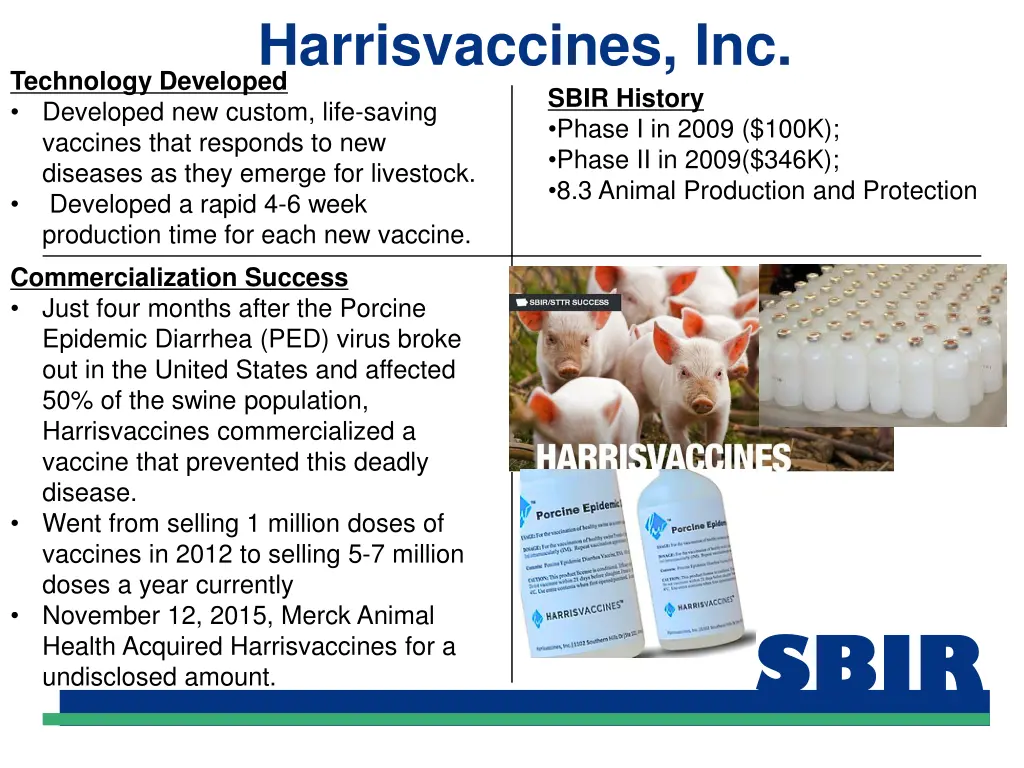 harrisvaccines inc technology developed developed