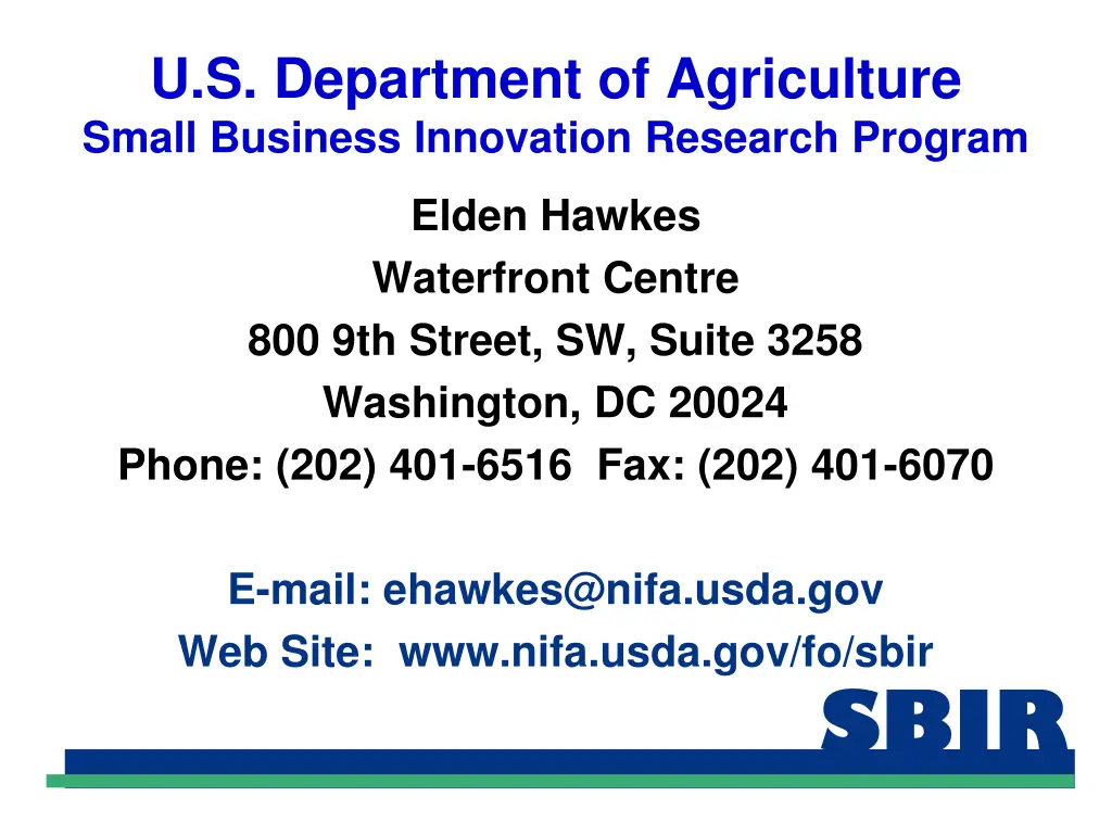 u s department of agriculture small business 1