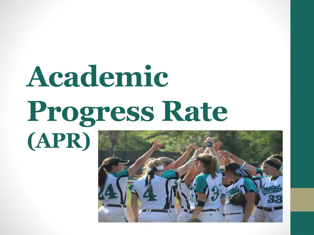 academic progress rate apr
