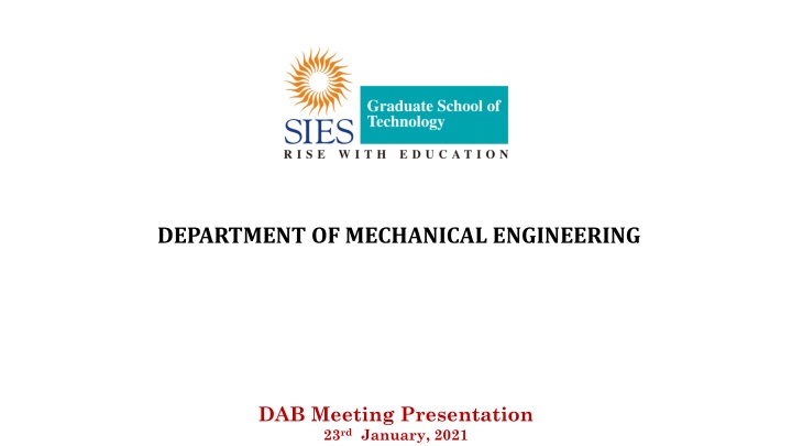 department of mechanical engineering