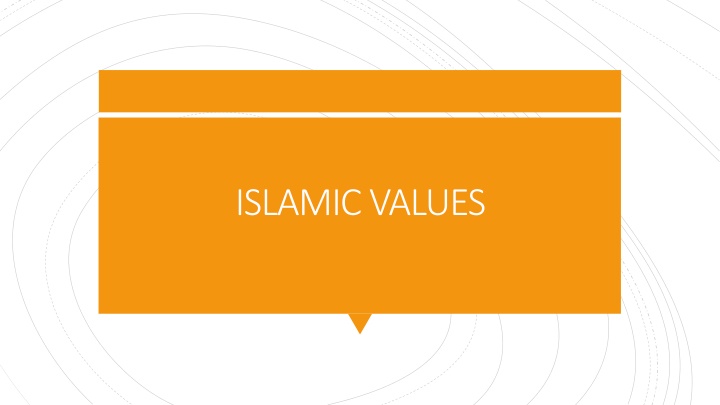 islamic values