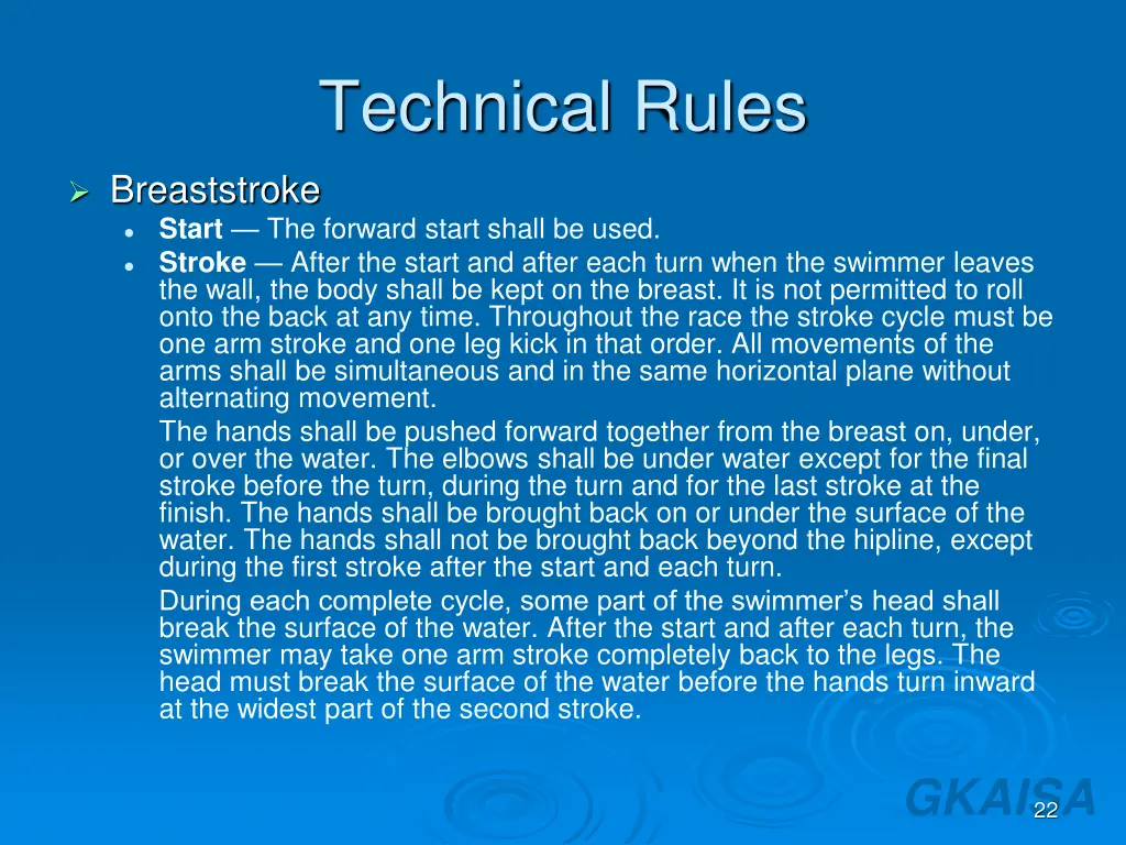 technical rules 1