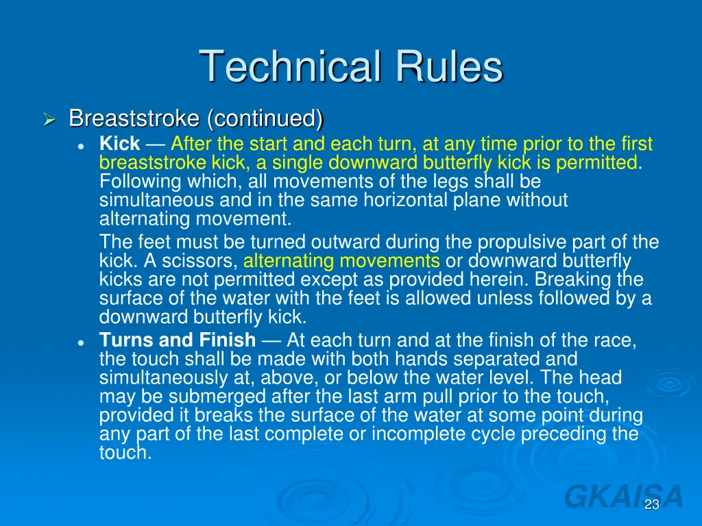 technical rules 2