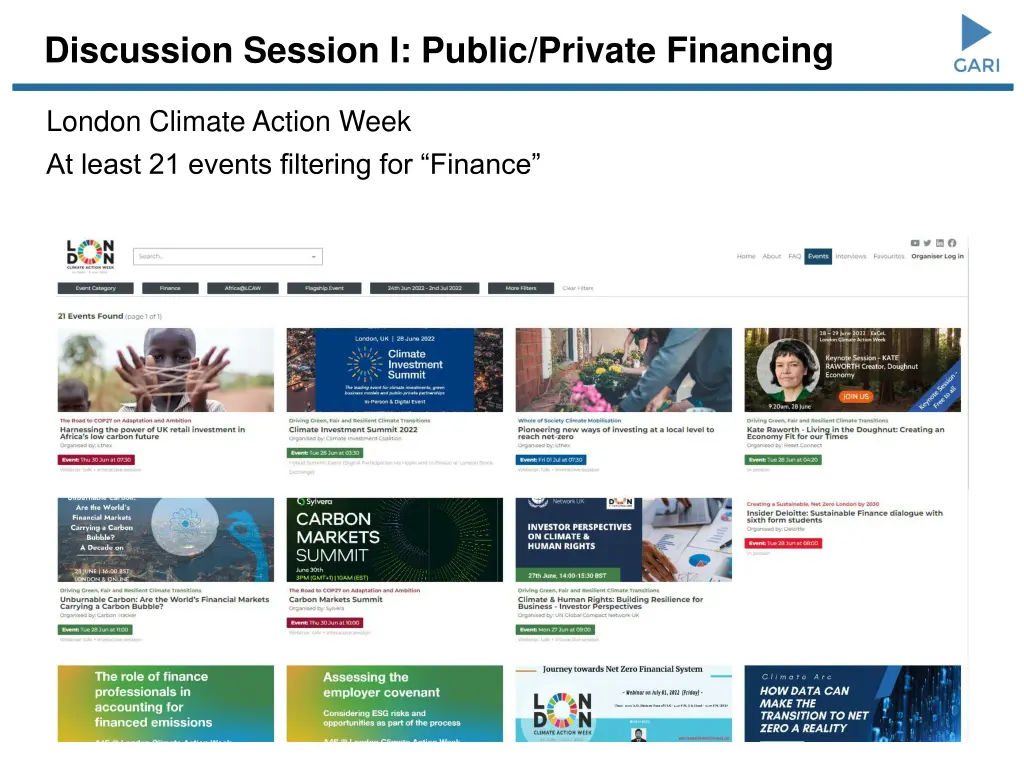 discussion session i public private financing 2