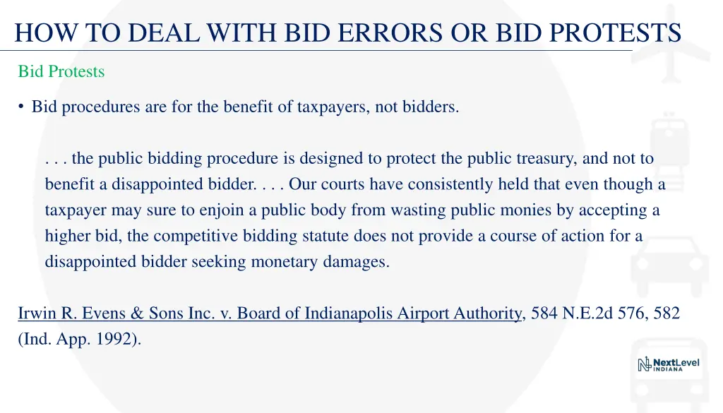 how to deal with bid errors or bid protests 3