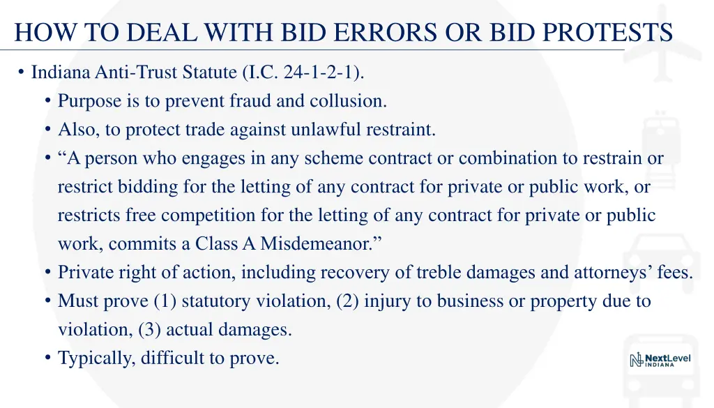 how to deal with bid errors or bid protests 5