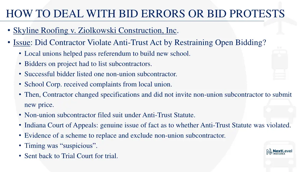 how to deal with bid errors or bid protests 6