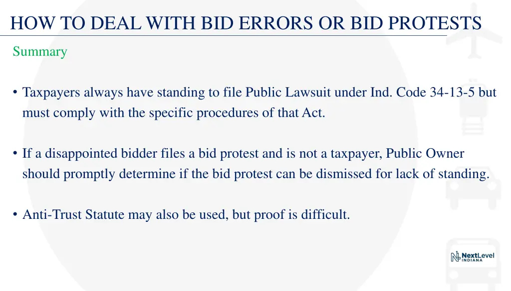 how to deal with bid errors or bid protests 7