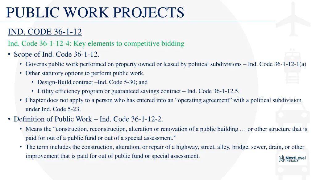 public work projects