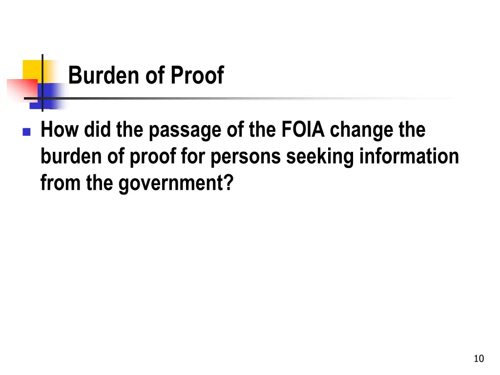 burden of proof