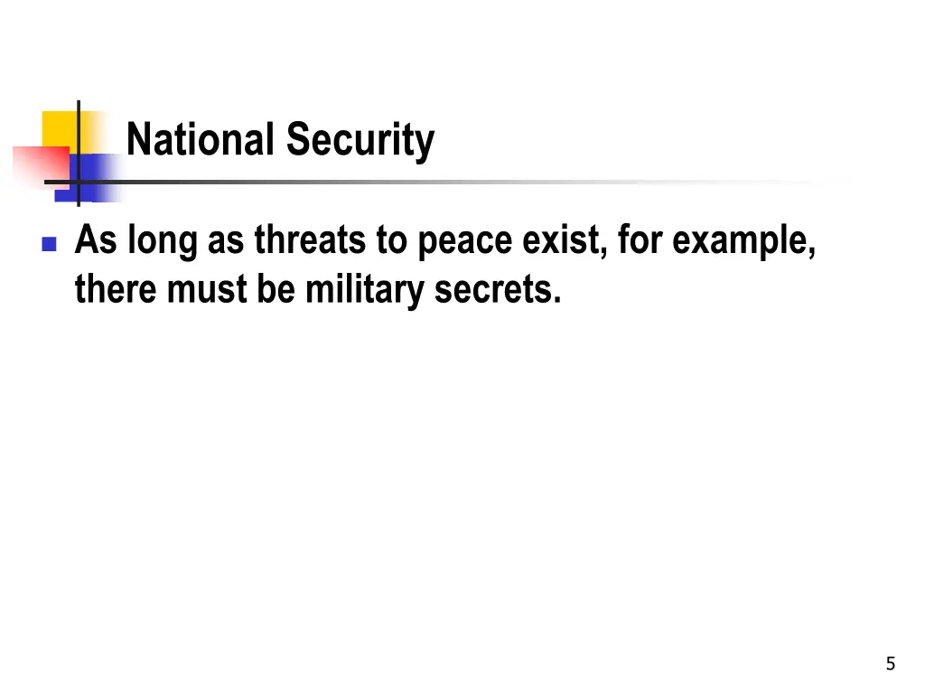 national security