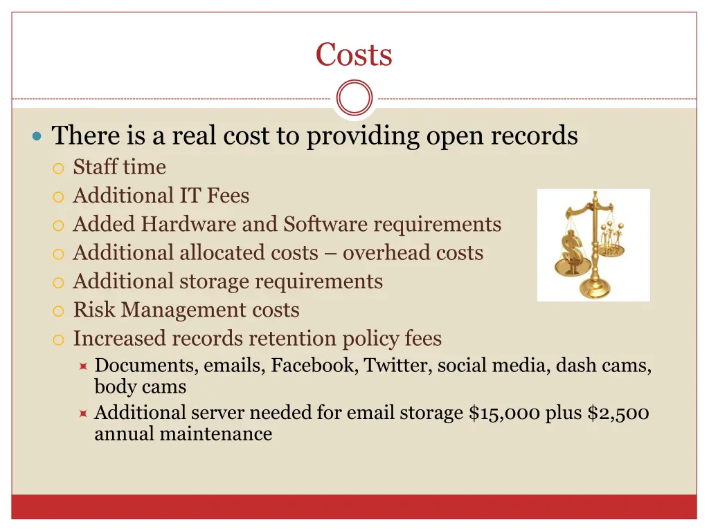 costs