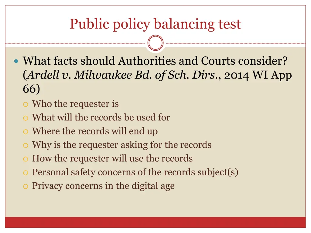 public policy balancing test 1