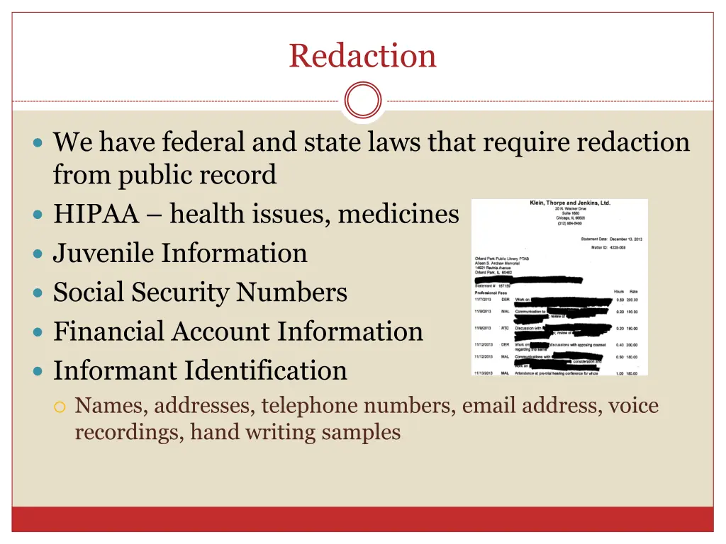 redaction