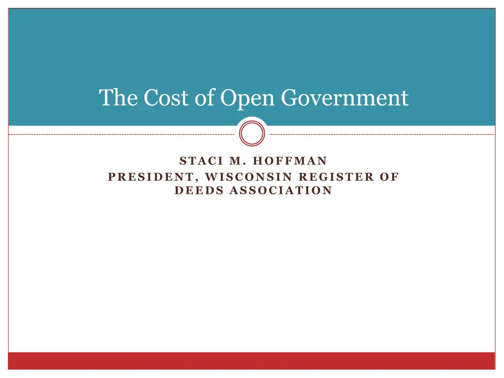 the cost of open government 2