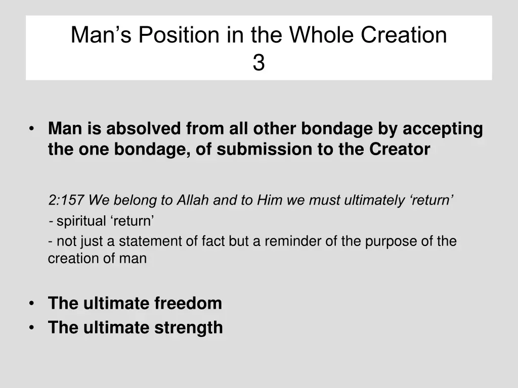 man s position in the whole creation 3