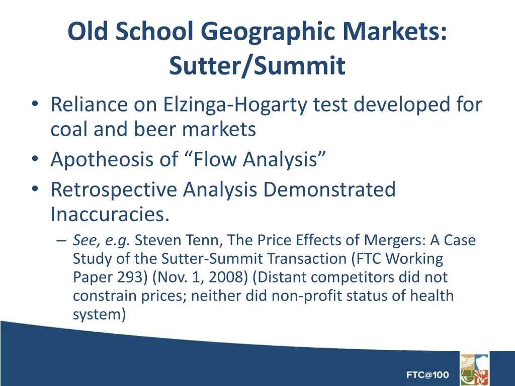 old school geographic markets sutter summit