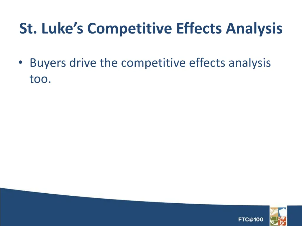 st luke s competitive effects analysis