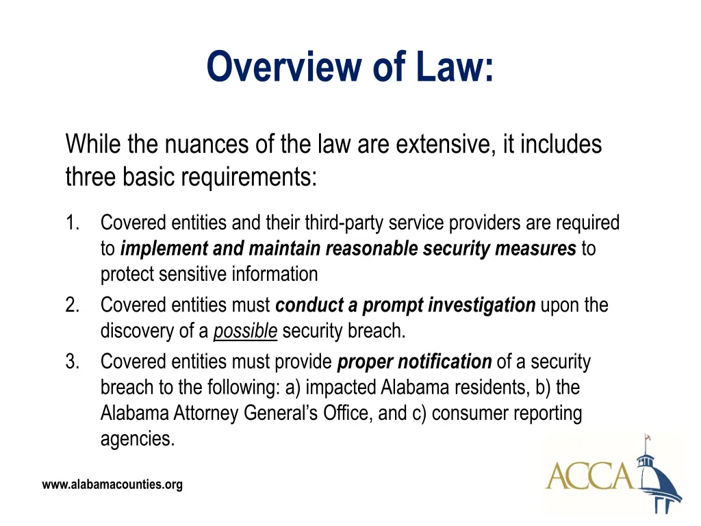 overview of law 2