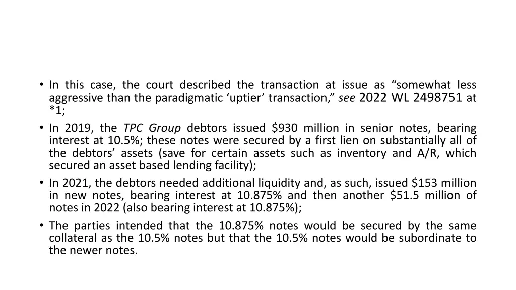 in this case the court described the transaction