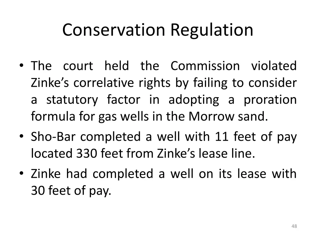 conservation regulation 3