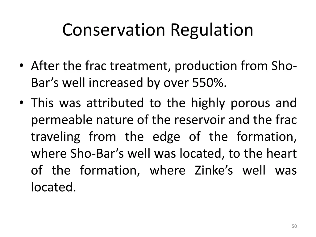 conservation regulation 5