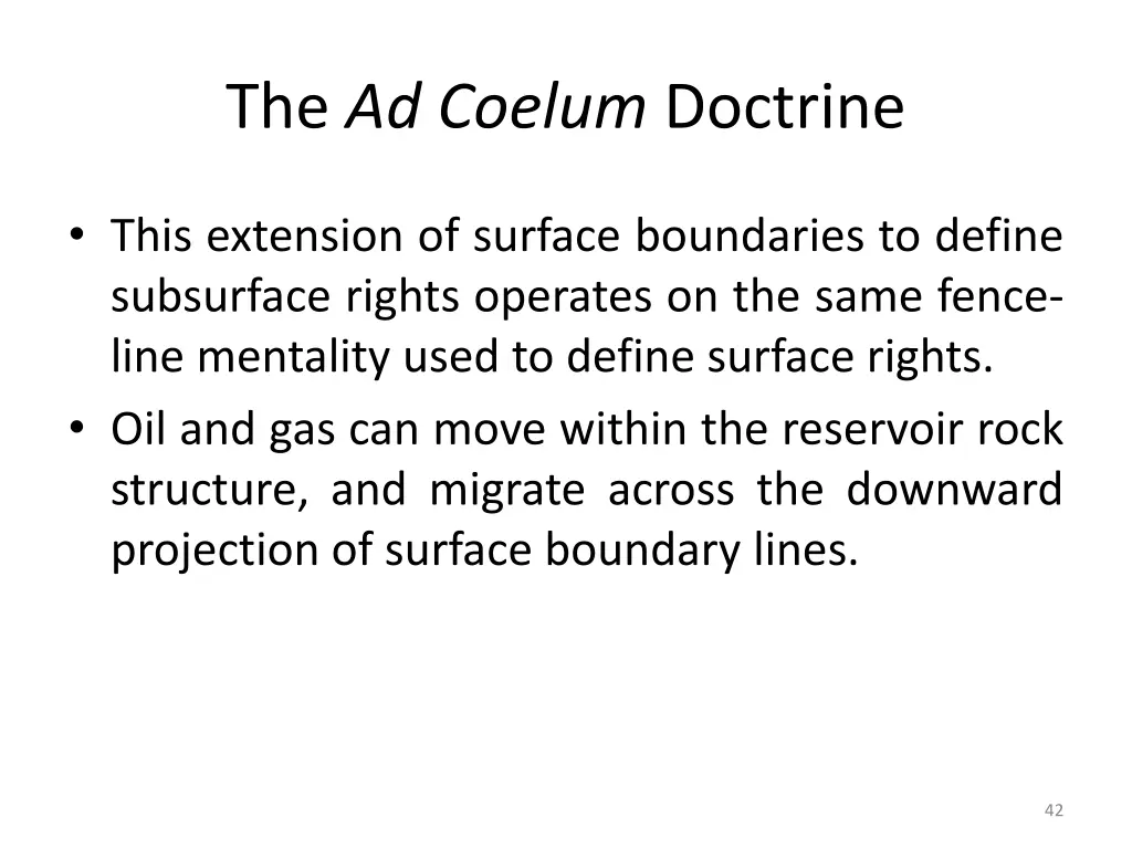 the ad coelum doctrine 1