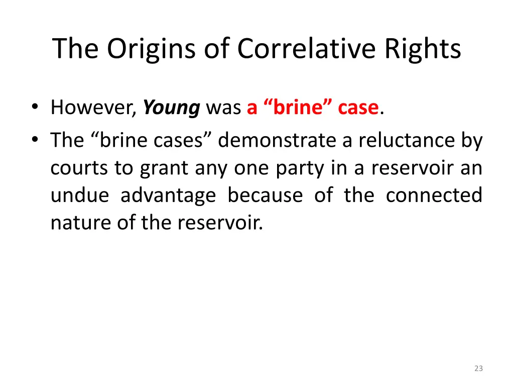 the origins of correlative rights 17