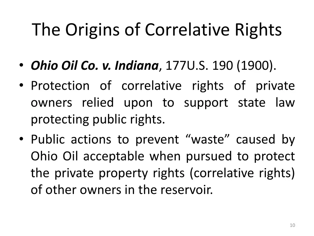 the origins of correlative rights 4