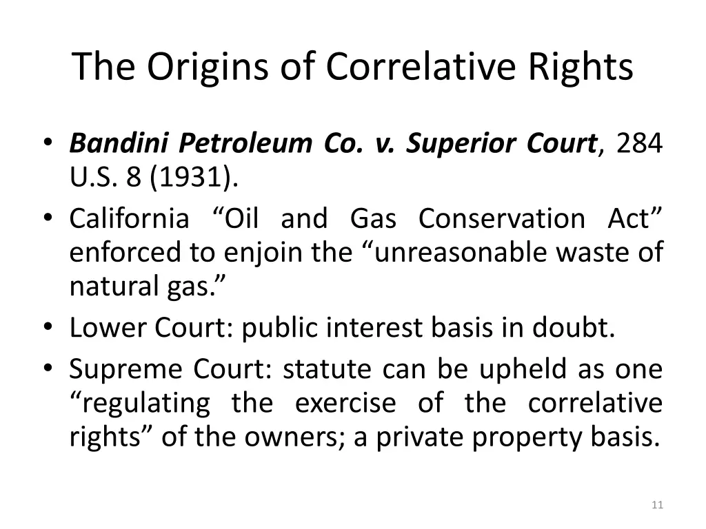 the origins of correlative rights 5