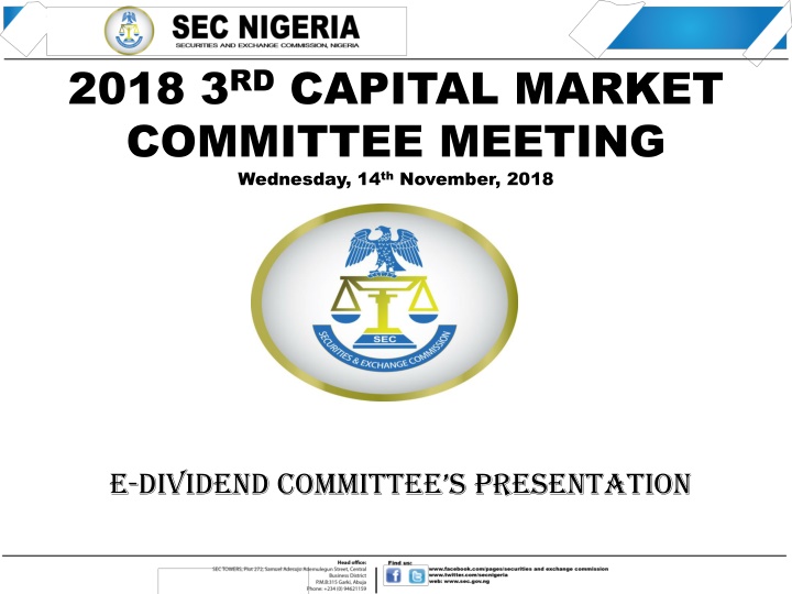 2018 3 rd capital market committee meeting