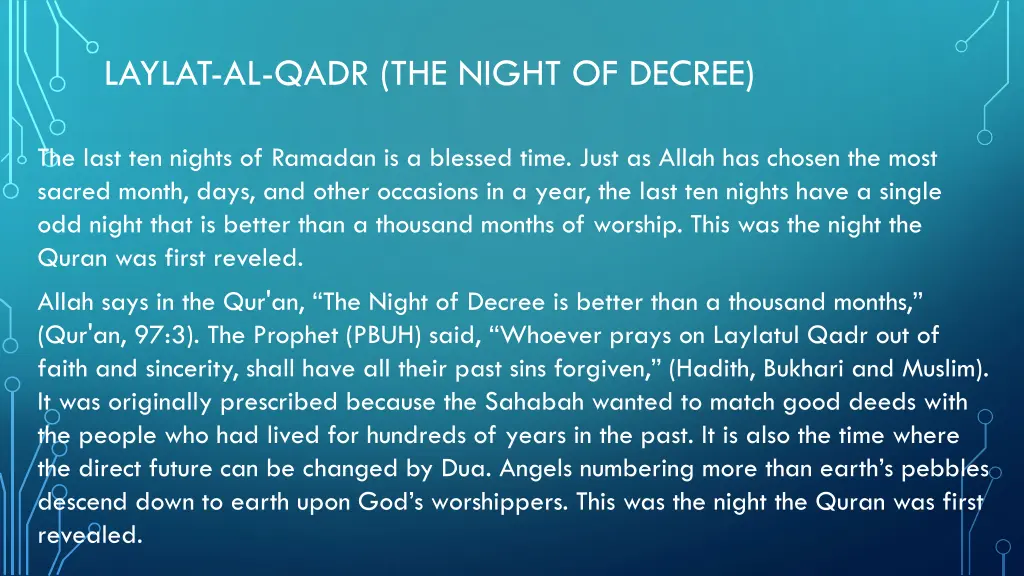 laylat al qadr the night of decree