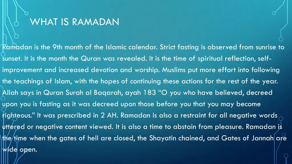 what is ramadan