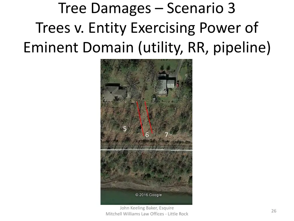 tree damages scenario 3 trees v entity exercising 2