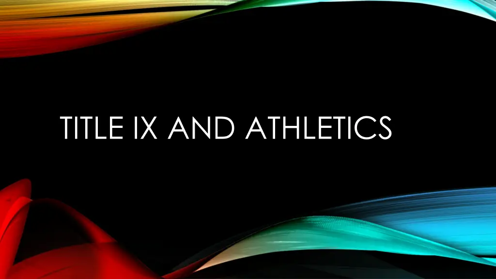 title ix and athletics