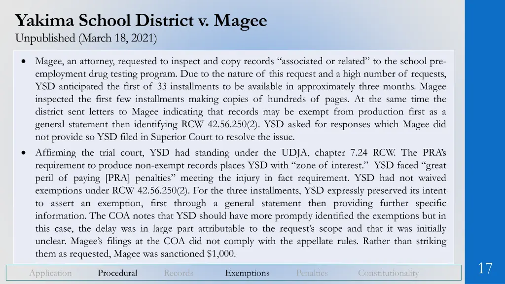 yakima school district v magee unpublished march