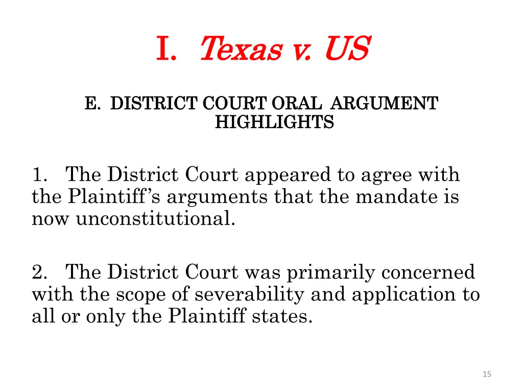 i i texas v us texas v us 11