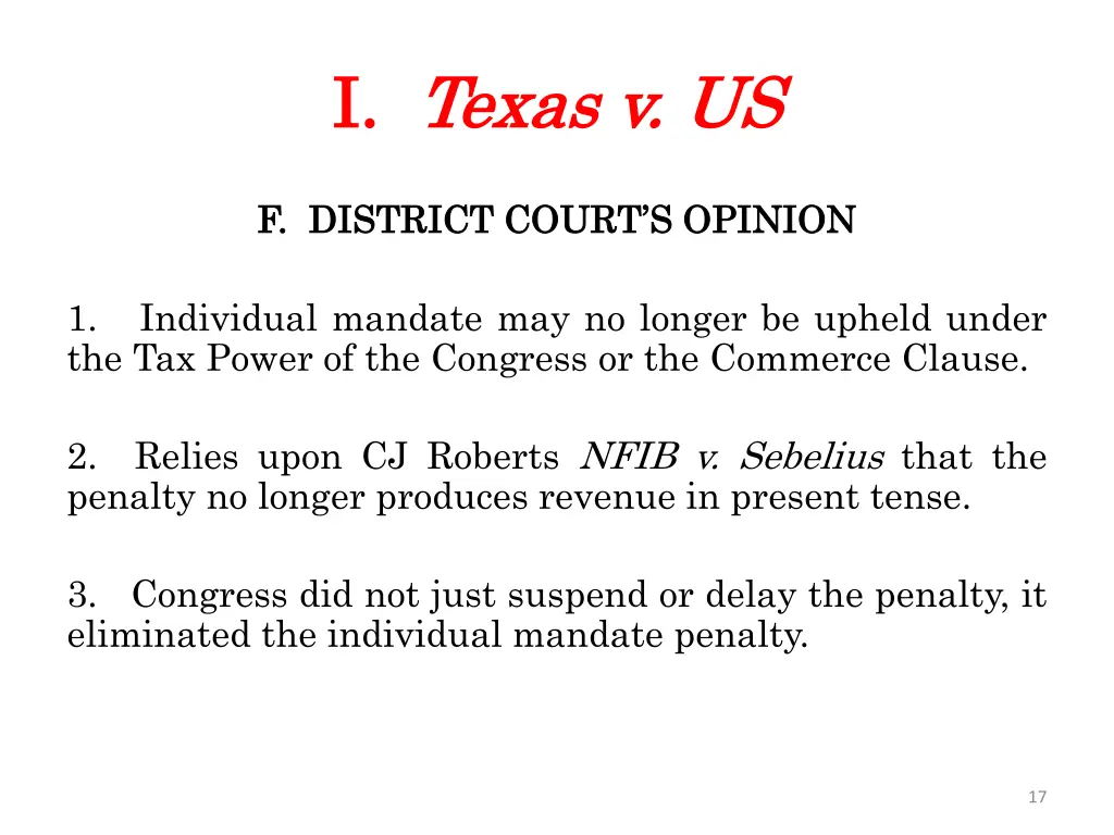 i i texas v us texas v us 13