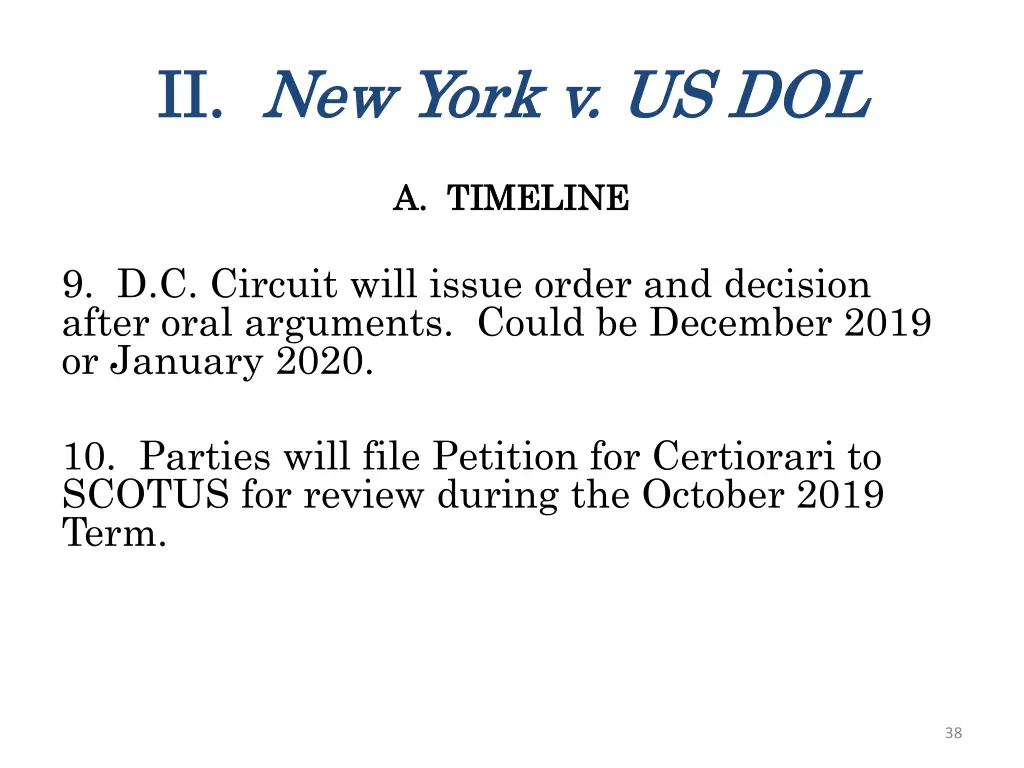 ii ii new york v us dol new york v us dol 2