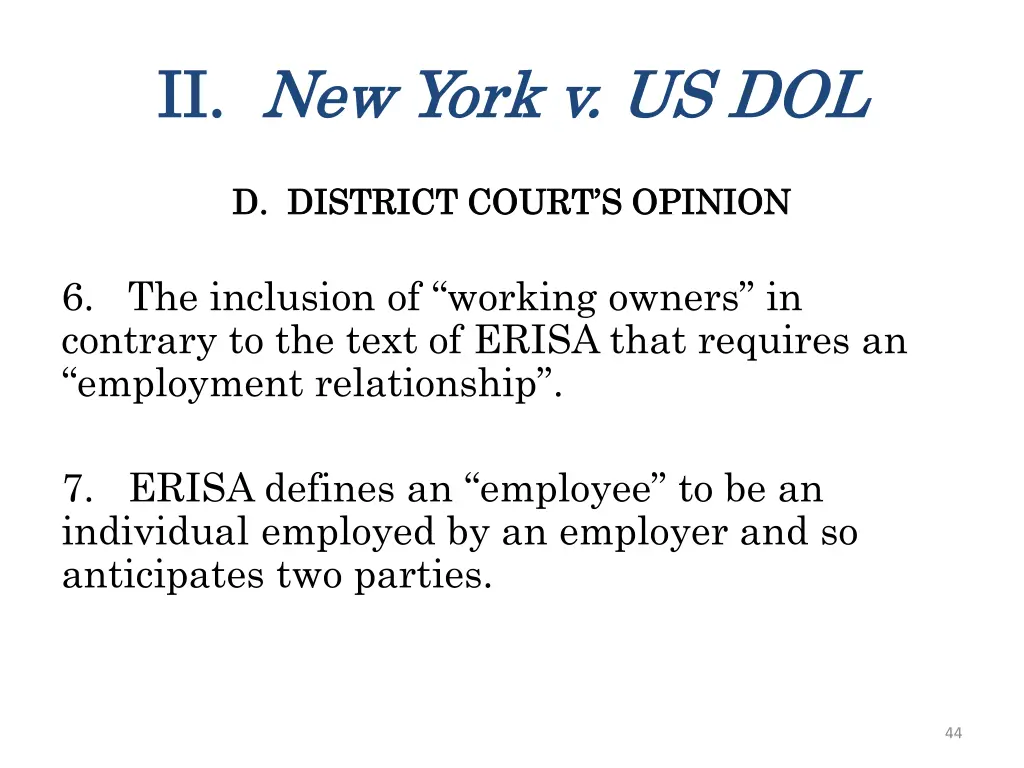 ii ii new york v us dol new york v us dol 8