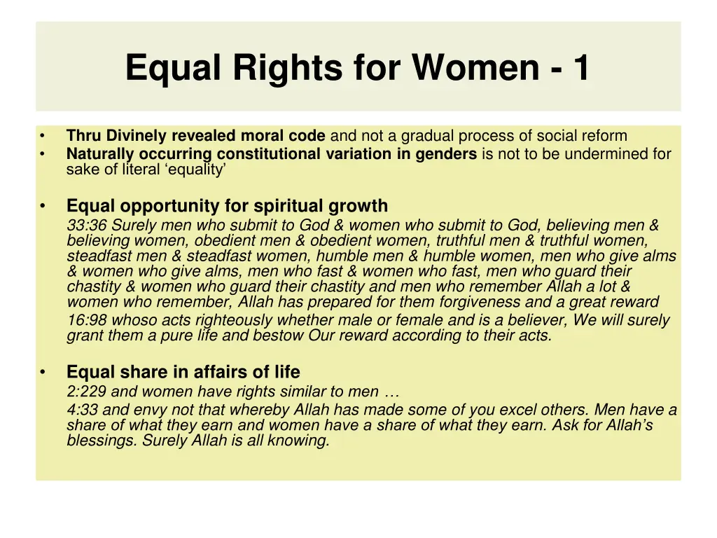 equal rights for women 1