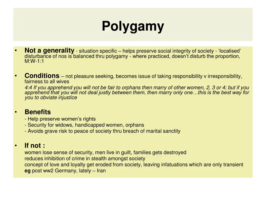 polygamy