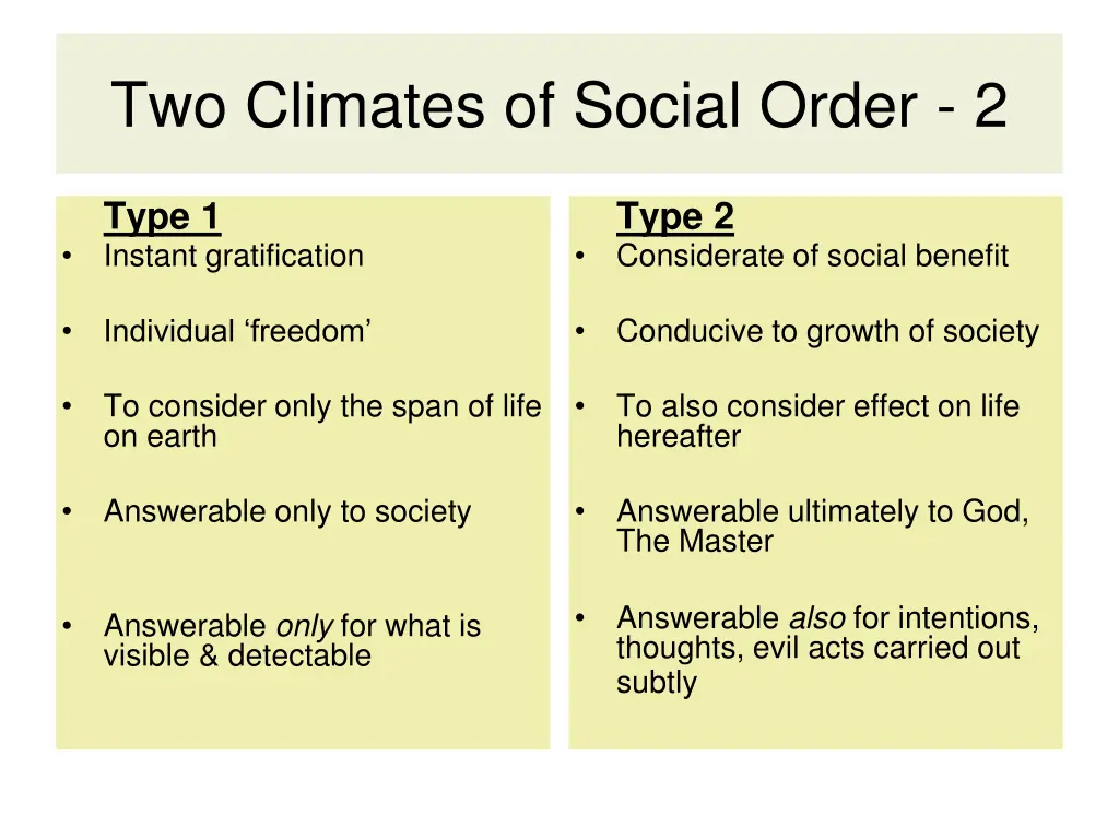 two climates of social order 2