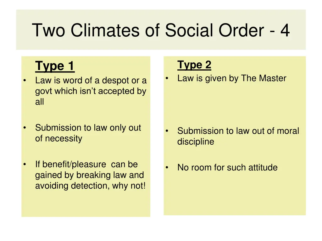 two climates of social order 4