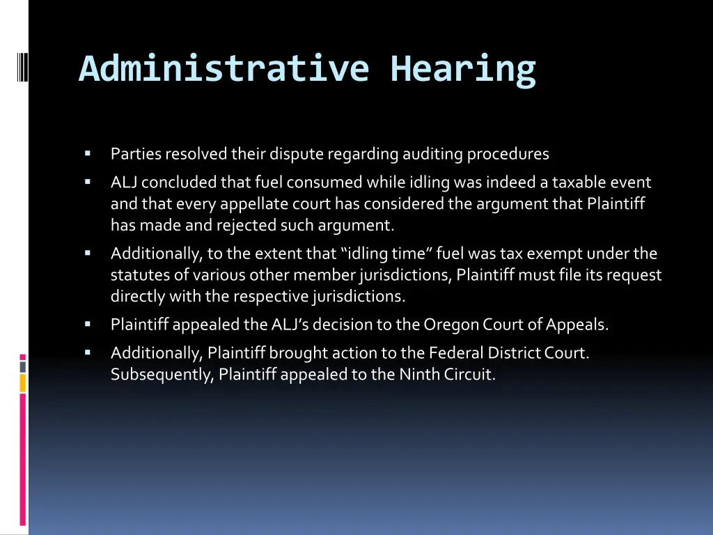 administrative hearing